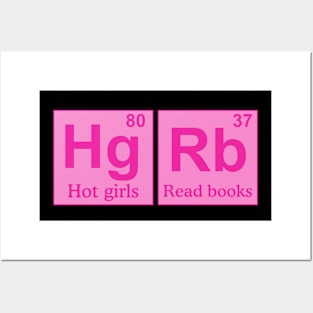 Hot girls read books, periodically Posters and Art